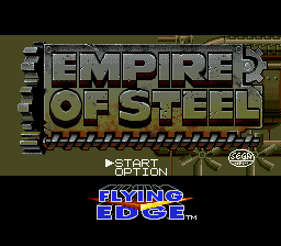 Empire of Steel (Europe) Title Screen